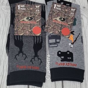 NWT Mossy Oak Wilderness CampingOutdoor  Crew Socks, Sz 6-12